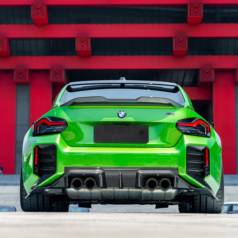 BMW M2 G87 Prepreg Carbon Fibre Rear Diffuser V2 - aggressive OEM-fit aero upgrade