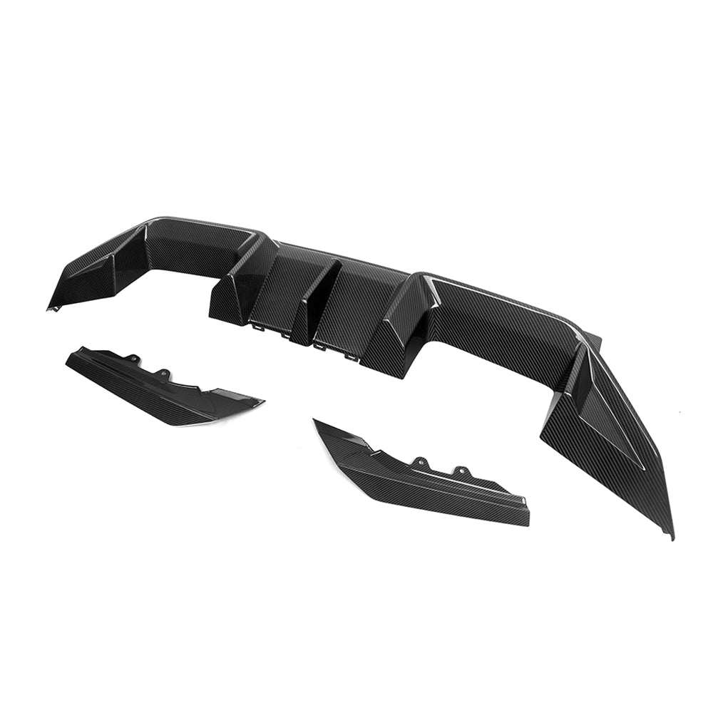 BMW M2 G87 Prepreg Carbon Fibre Rear Diffuser V2 - aggressive OEM-fit aero upgrade