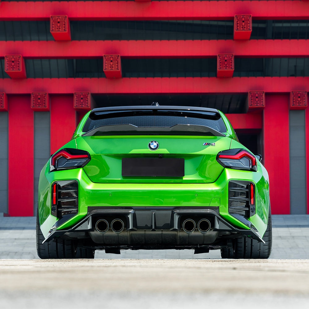 BMW M2 G87 Prepreg Carbon Fibre Rear Diffuser V2 - aggressive OEM-fit aero upgrade