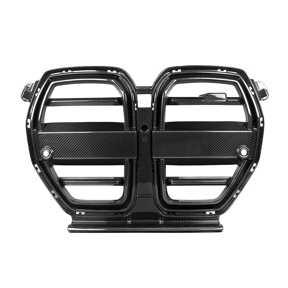 BMW M3 G80 M4 G82 Prepreg Carbon Fibre Front Grille - OEM fitment precision engineered upgrade