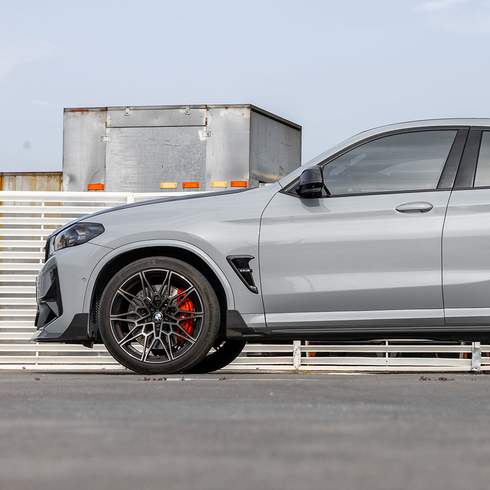 BMW X3M F97 X4M F98 Carbon Fibre Side Skirts - prepreg aerodynamic body kit upgrade
