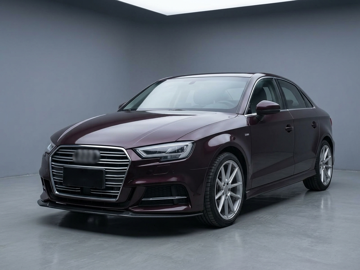 Audi A3 S-Line/S3 セダン 8V.5 カーボンファイバー フロントスプリッター リップ