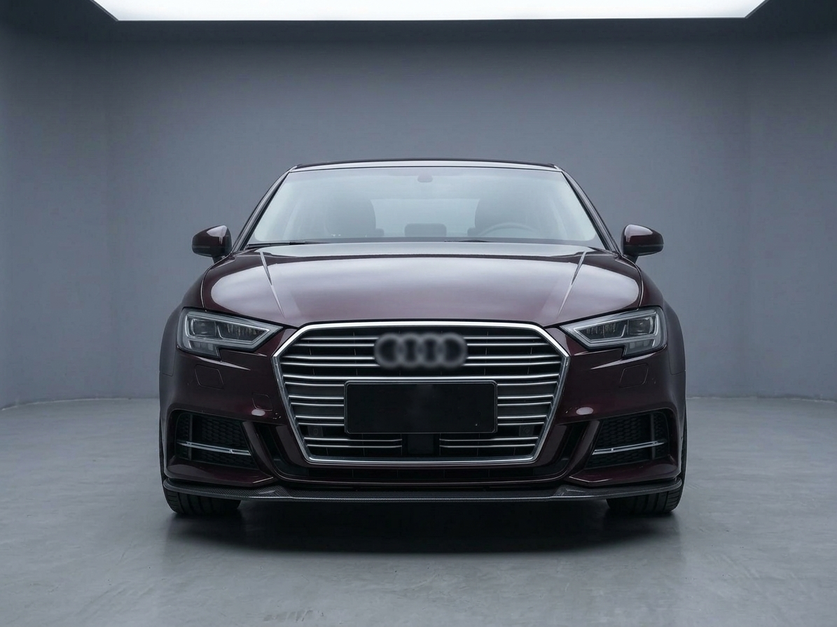 Audi A3 S-Line/S3 セダン 8V.5 カーボンファイバー フロントスプリッター リップ
