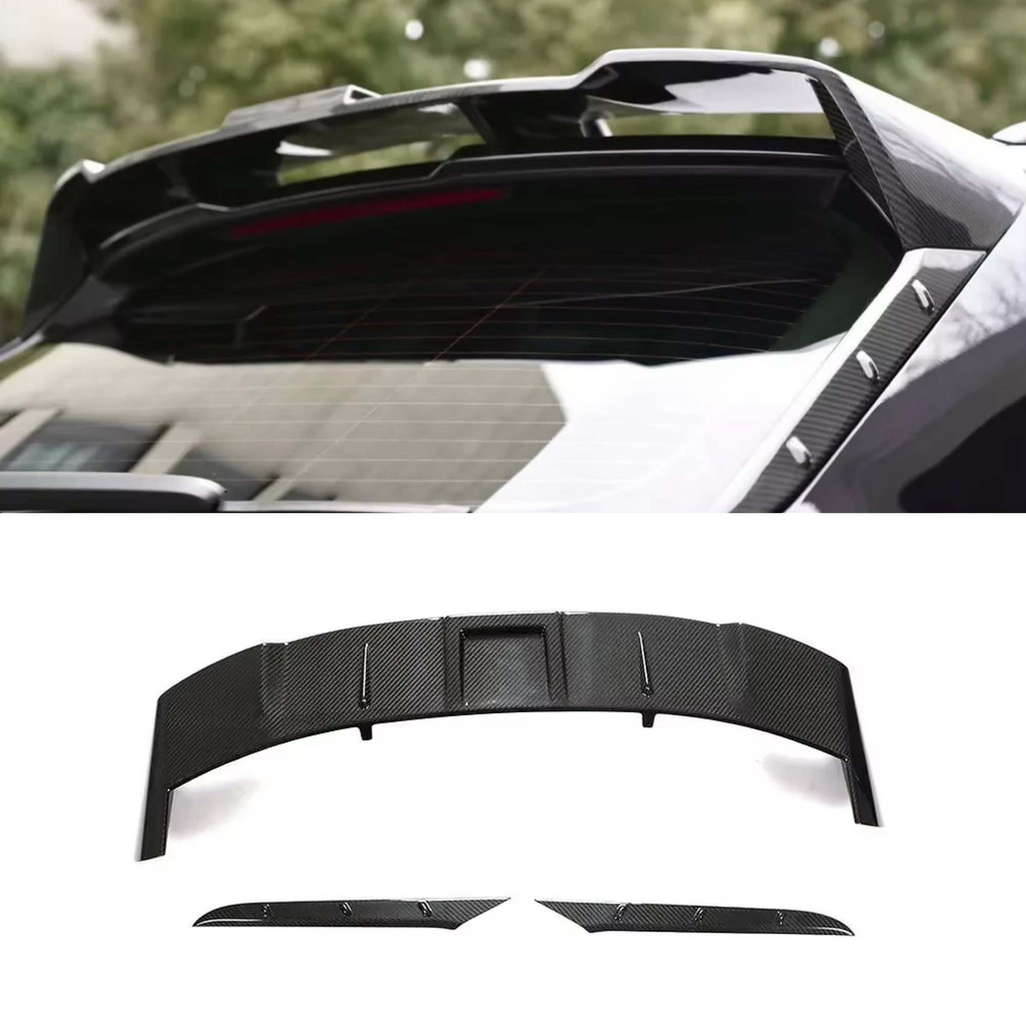 Audi A6/S6/RS6 C8 Carbon Fiber Rear Wing Spoiler image 0