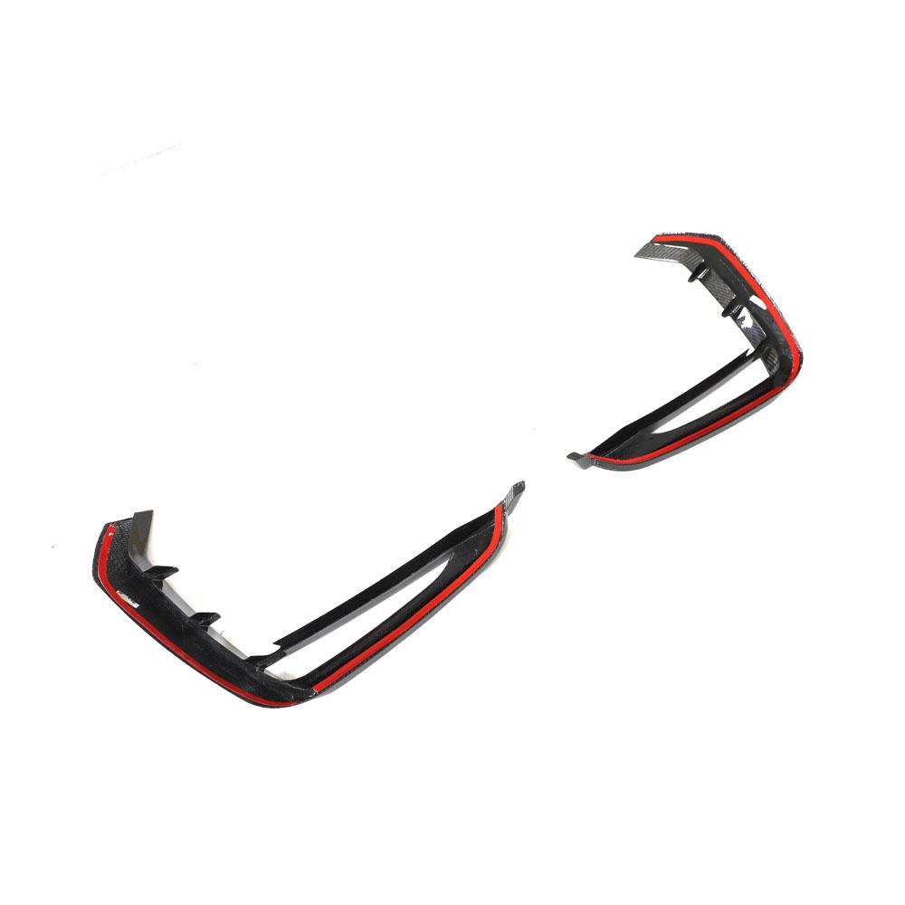 Audi RSQ8 4M Carbon Fiber Front Canards/Bumper Trim/Foglamp Covers image 6