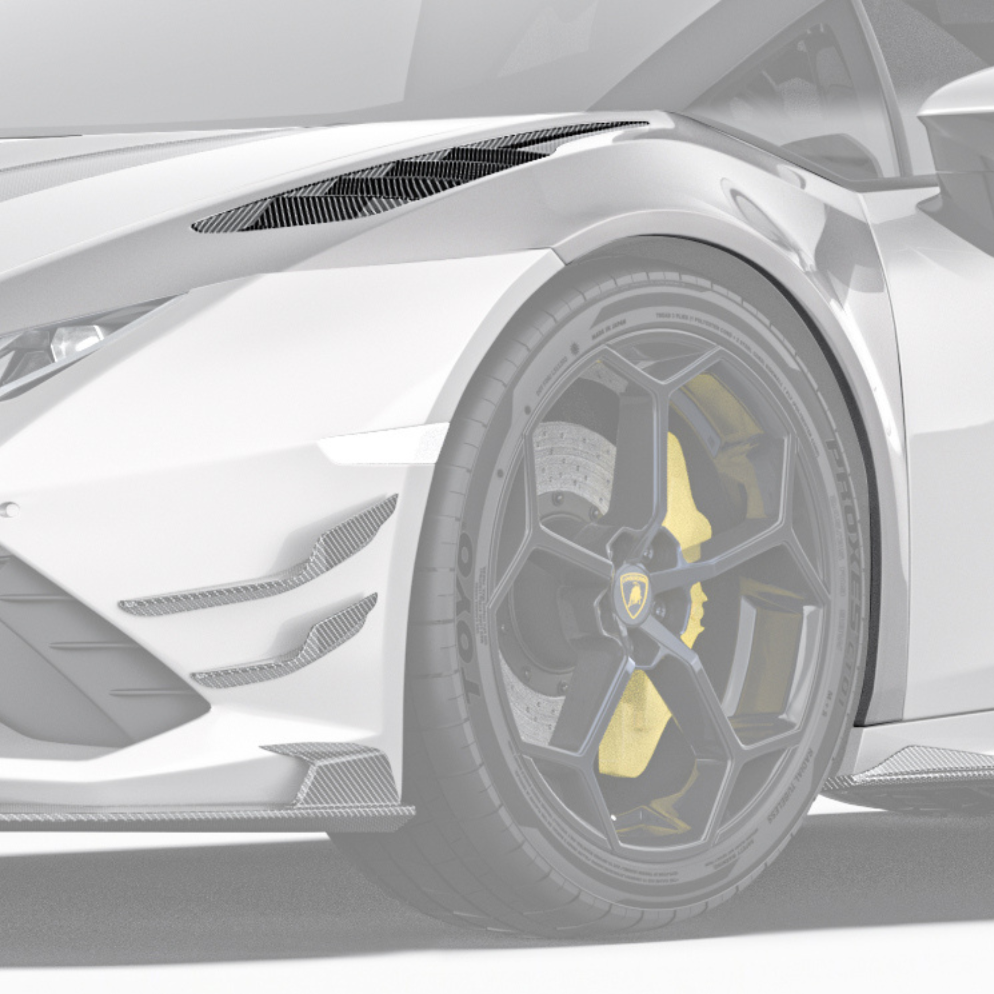 Lamborghini Huracan Evo Carbon Fiber Front Fenders image 1