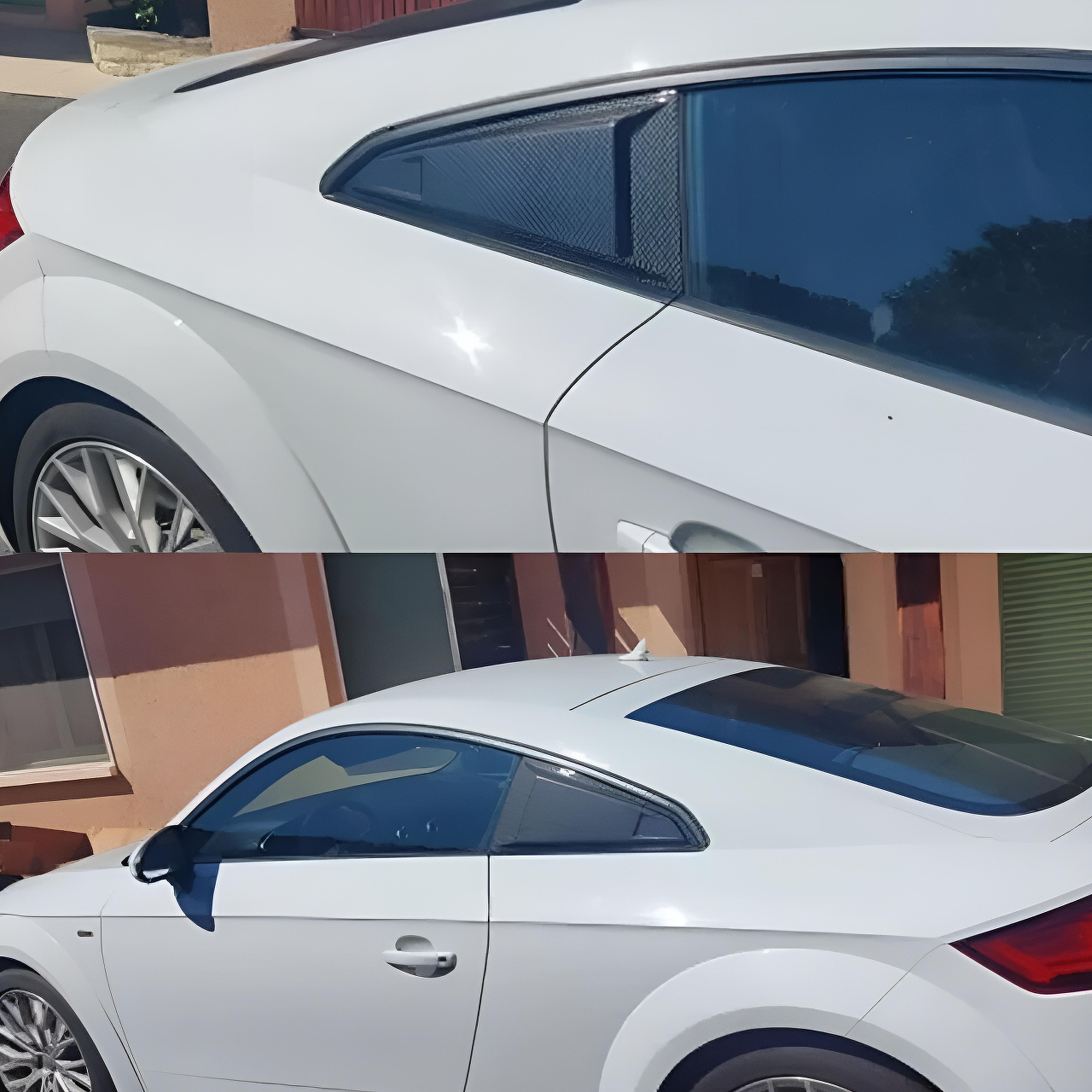 Audi TT/TTS/TTRS 8S (MK3) Carbon Fiber Rear QTR glass Window Scoops image 1