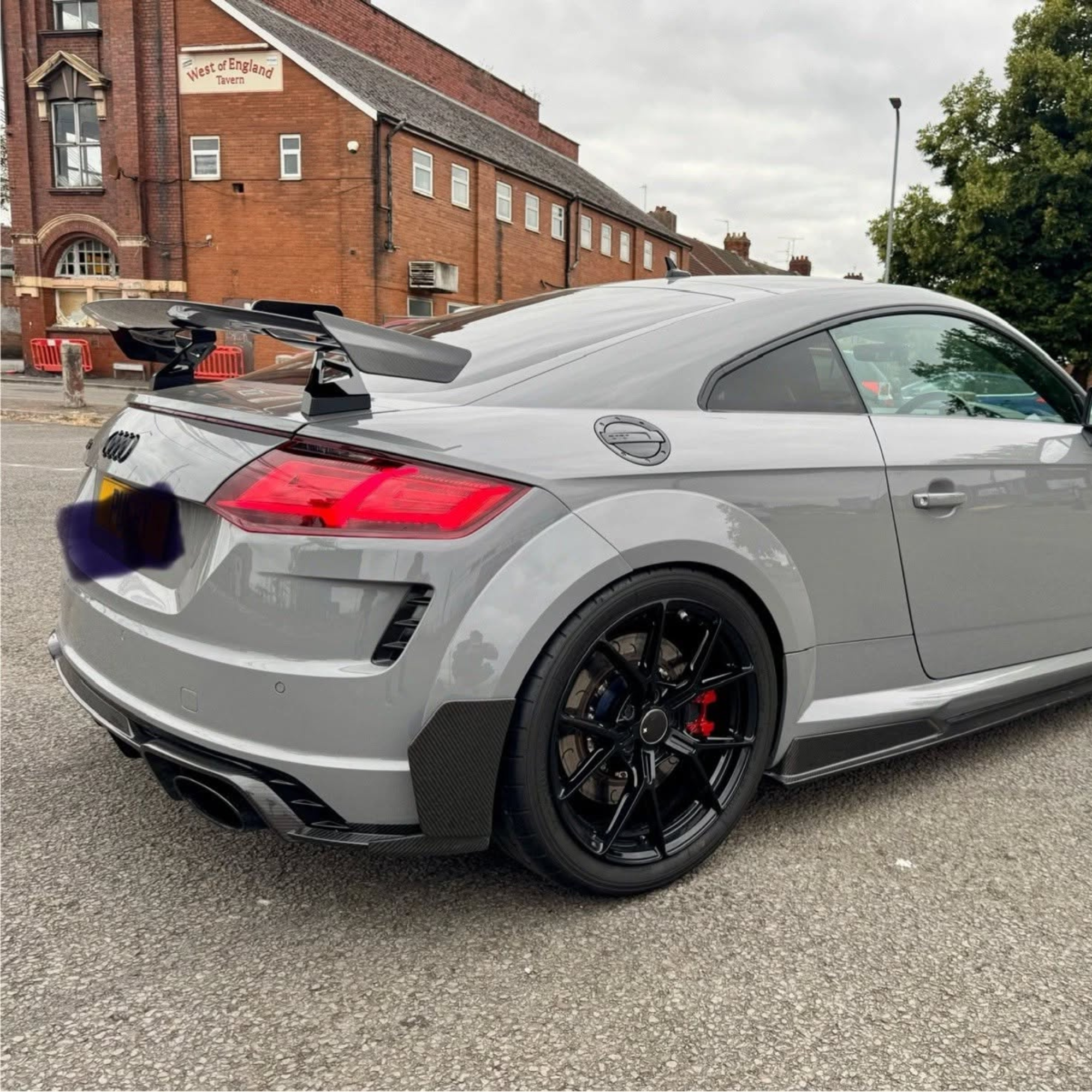 Audi TT/TTS/TTRS 8S (MK3) Carbon Fiber Rear Bumper Blades/Fins image 1