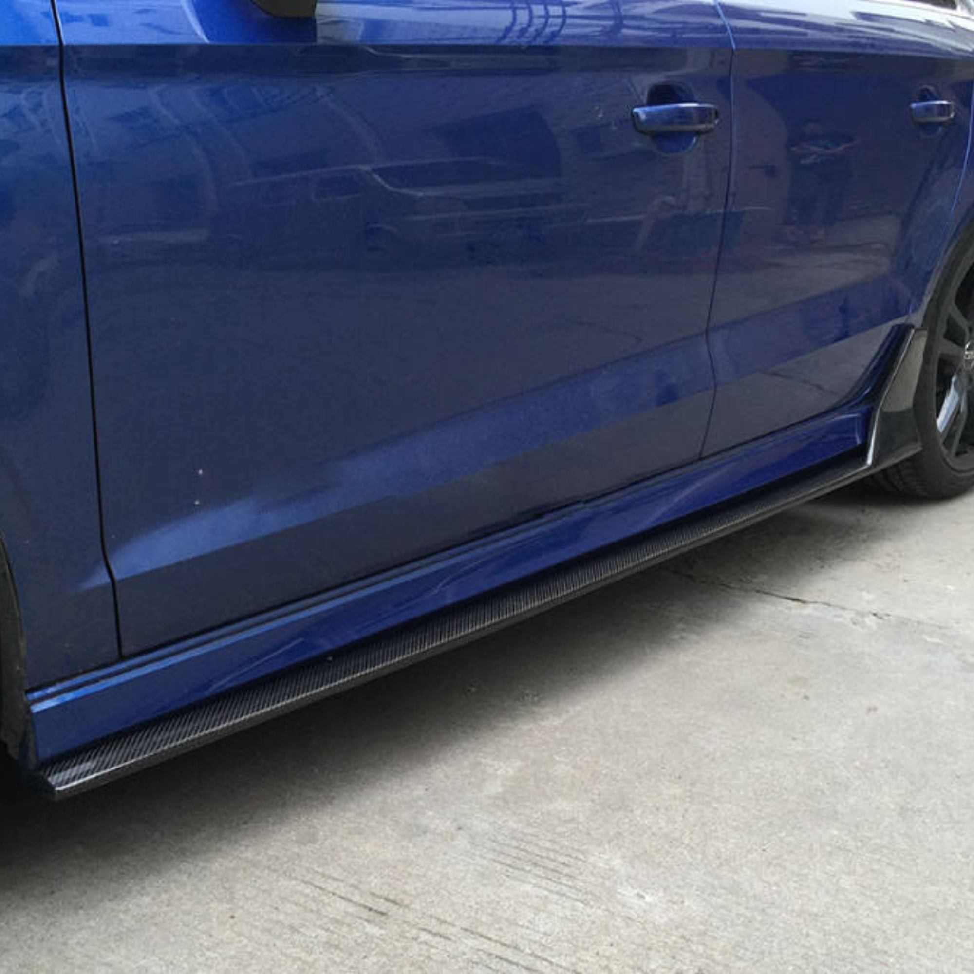 Audi A3/S3 8V Carbon Fiber Side Skirts V3 image 1