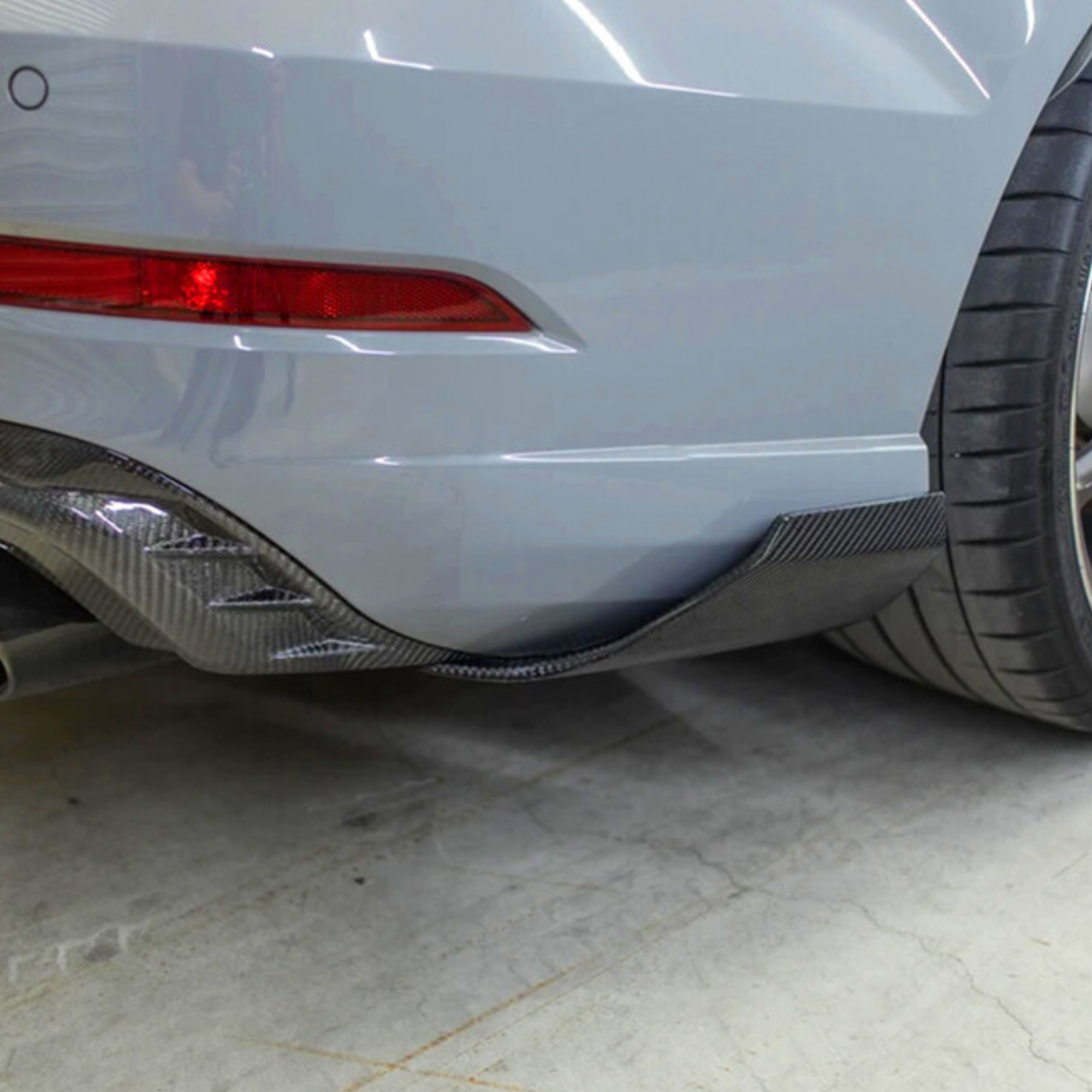 Audi RS3 8V.5 Carbon Fiber Rear Bumper Splitter Blades image 1