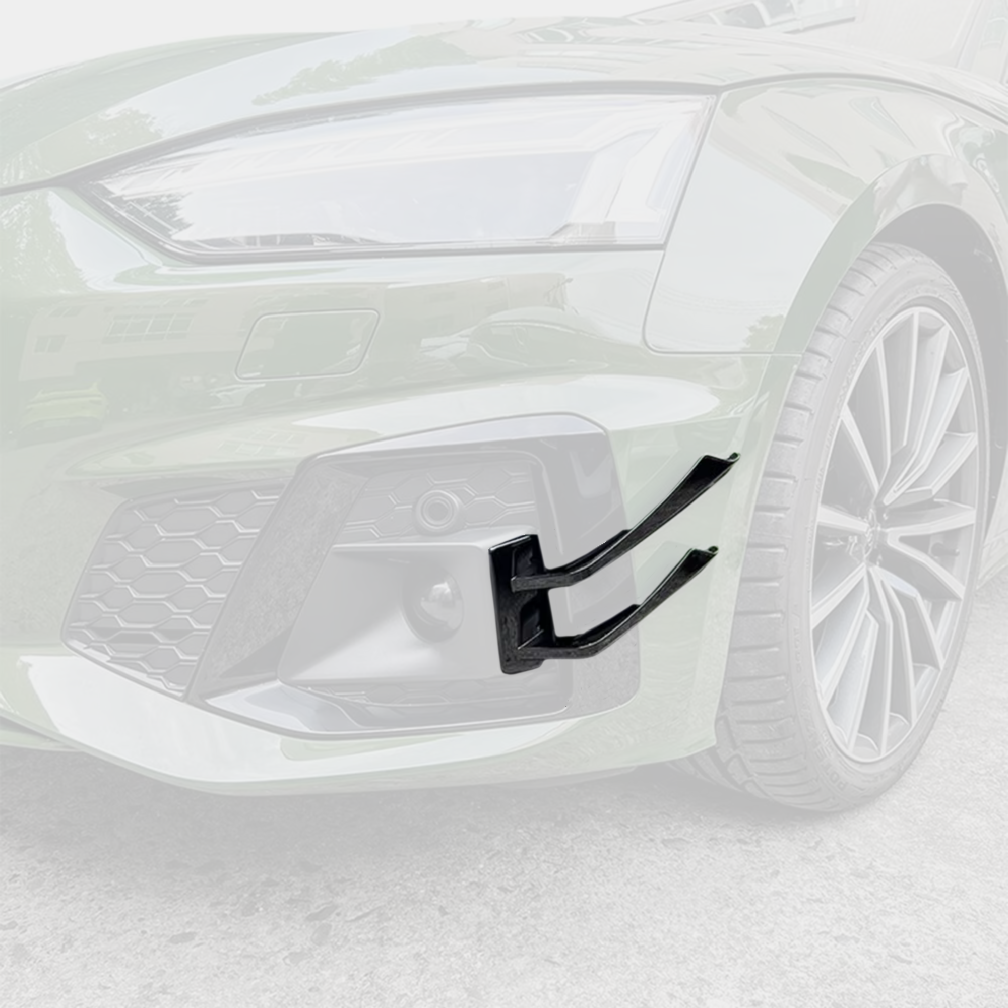 Audi A5/S5 B9.5 Front Bumper Canards/Winglets image 2