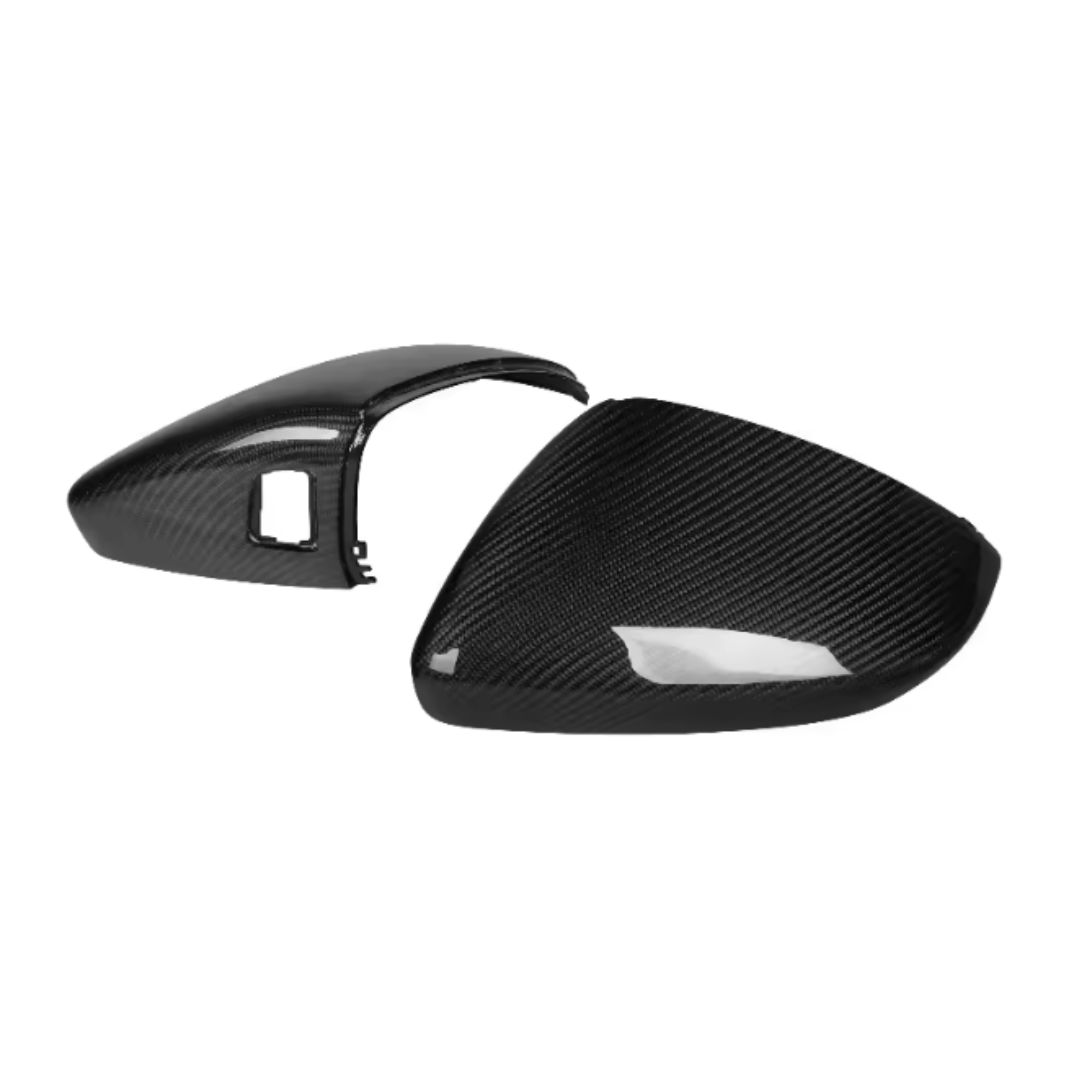 Audi A5/S5/RS5 B10 2025+ Carbon Fiber Mirror Caps/Shells/Covers image 1