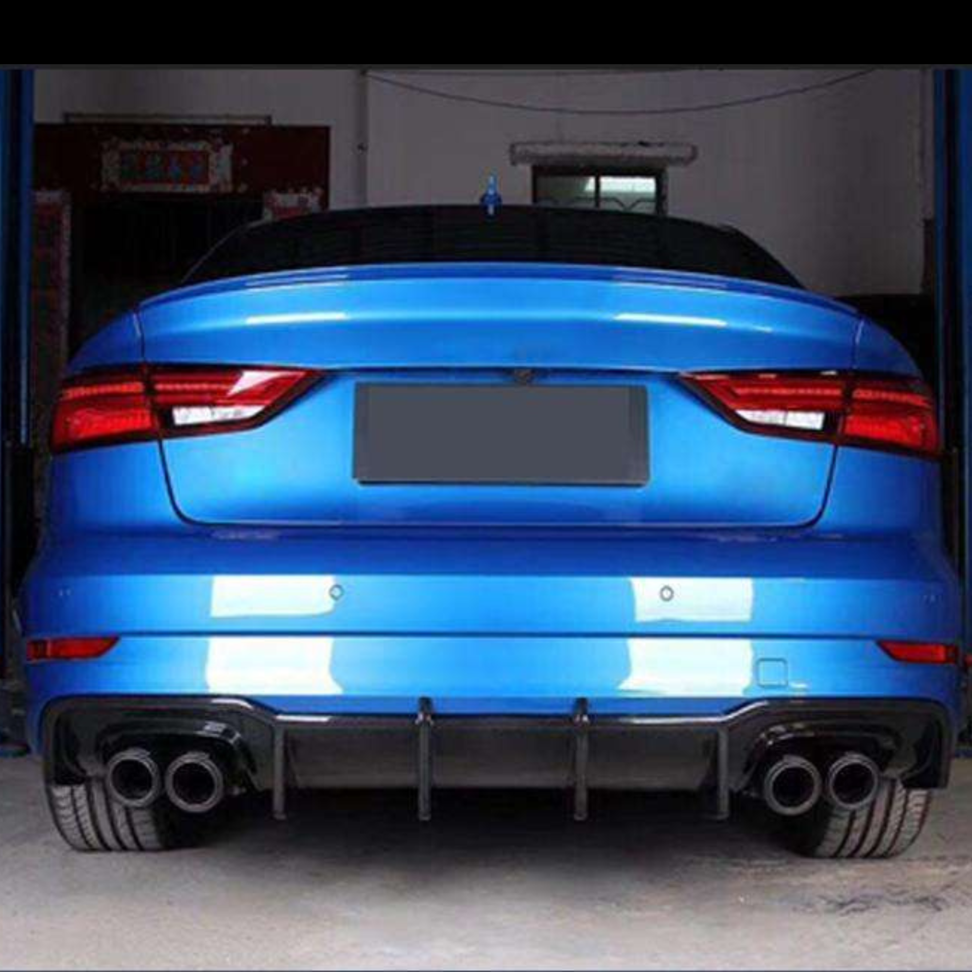 Audi A3/S3 8V.5 Carbon Fiber Rear Diffuser V2 image 1