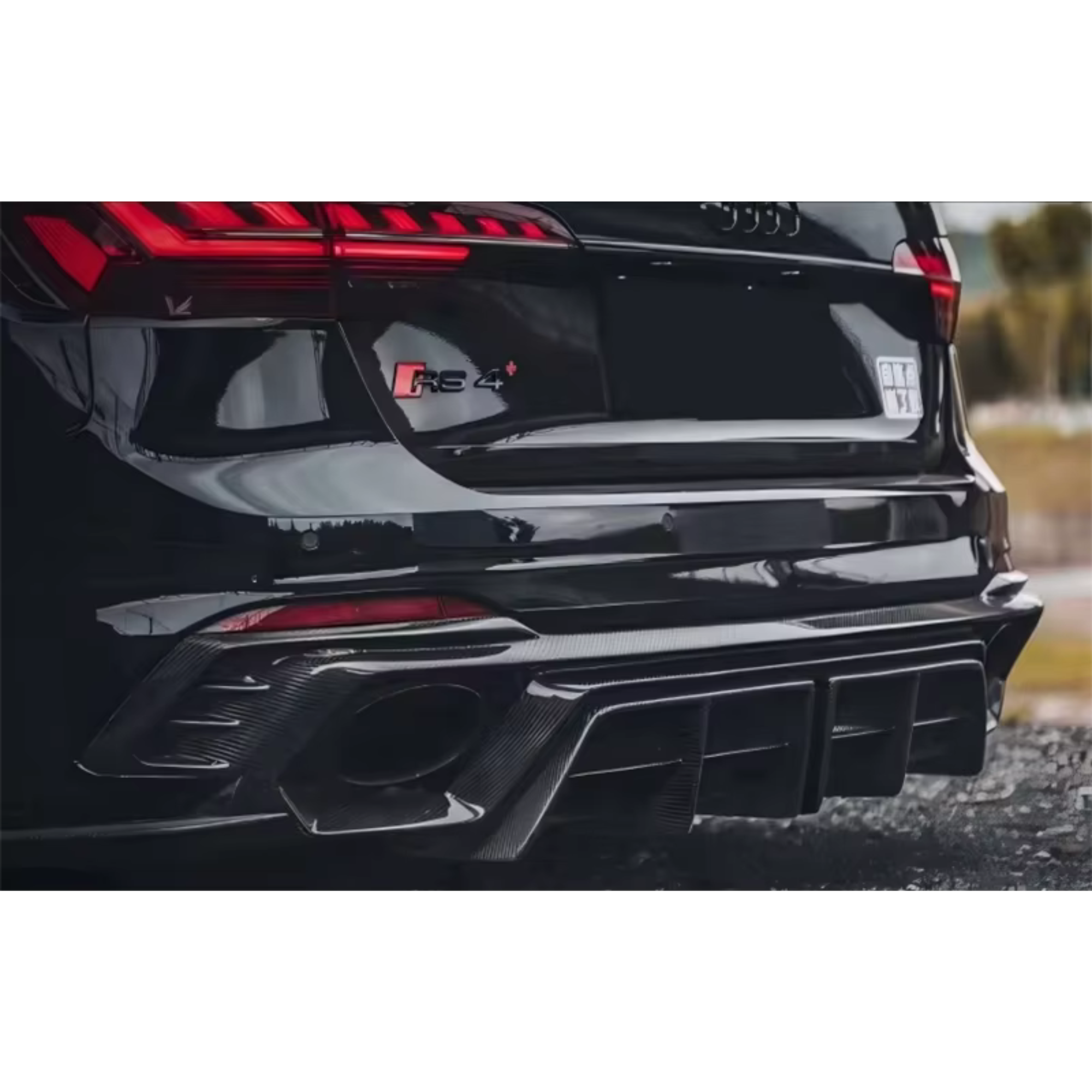 Audi RS4 B9.5 Carbon Fibre Rear Diffuser V2 image 6