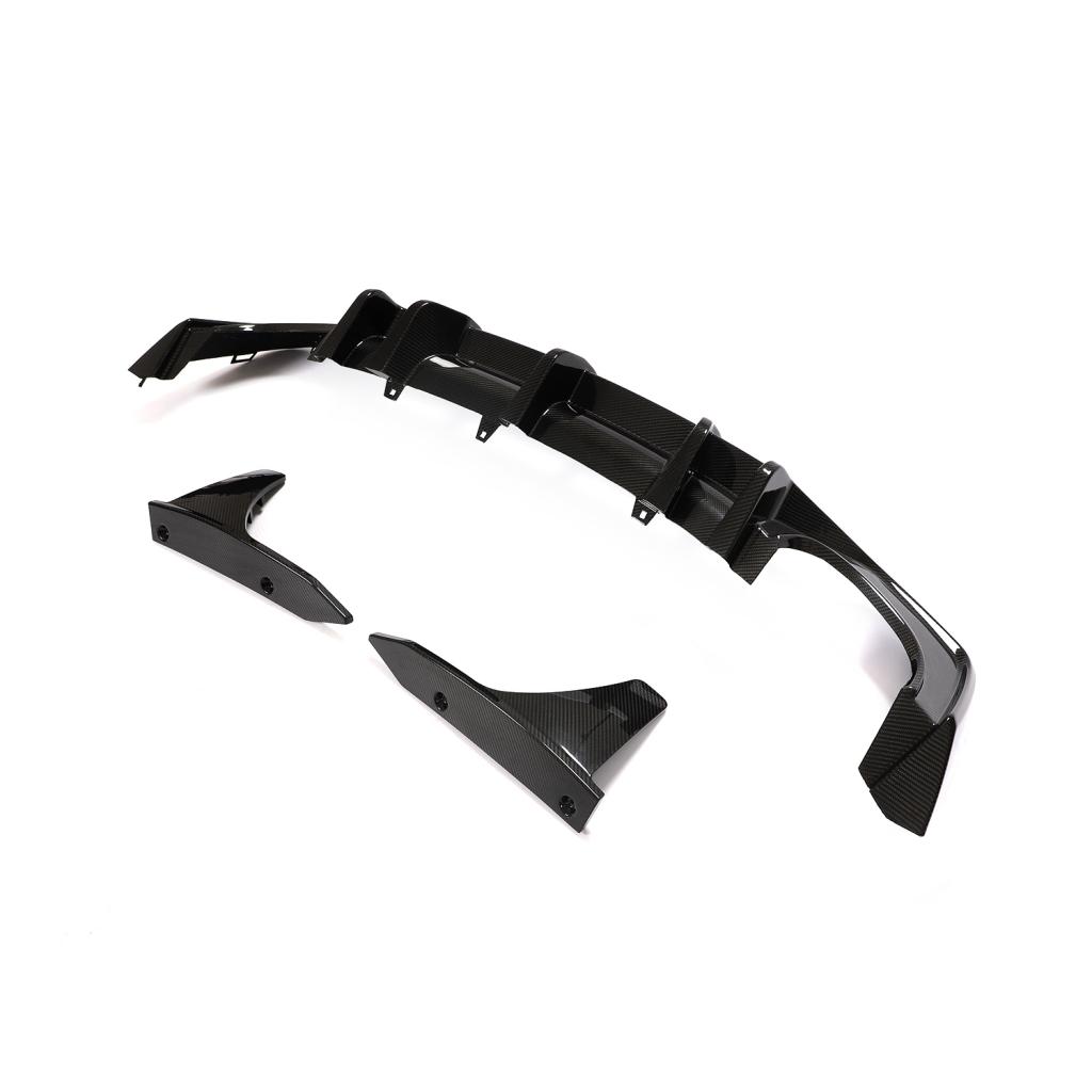 Audi RS6/RS7 C8 Carbon Fiber Rear Bumper Diffuser Lip V2 image 13