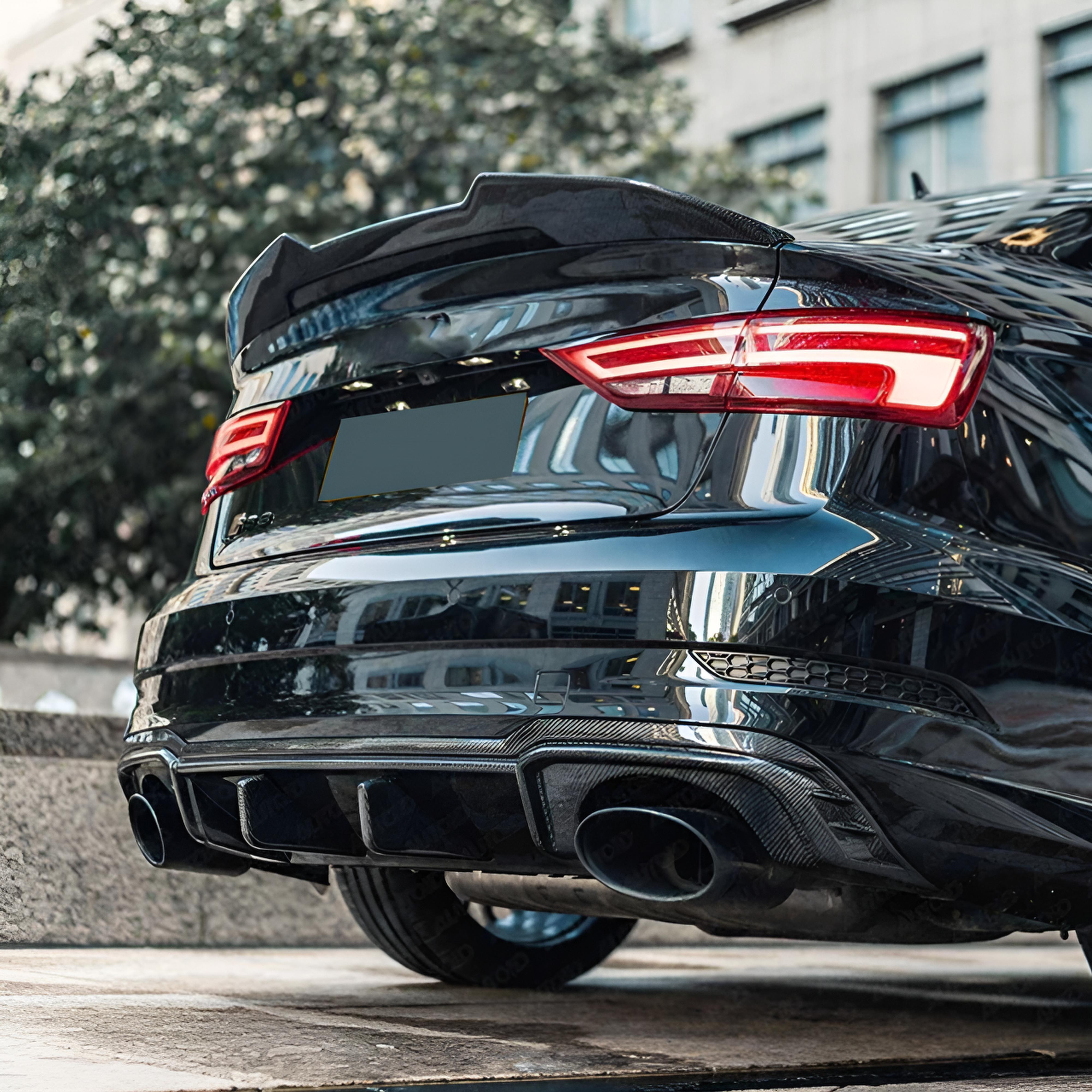 Audi RS3 8V.5 Carbon Fiber Rear Diffuser V2 image 1