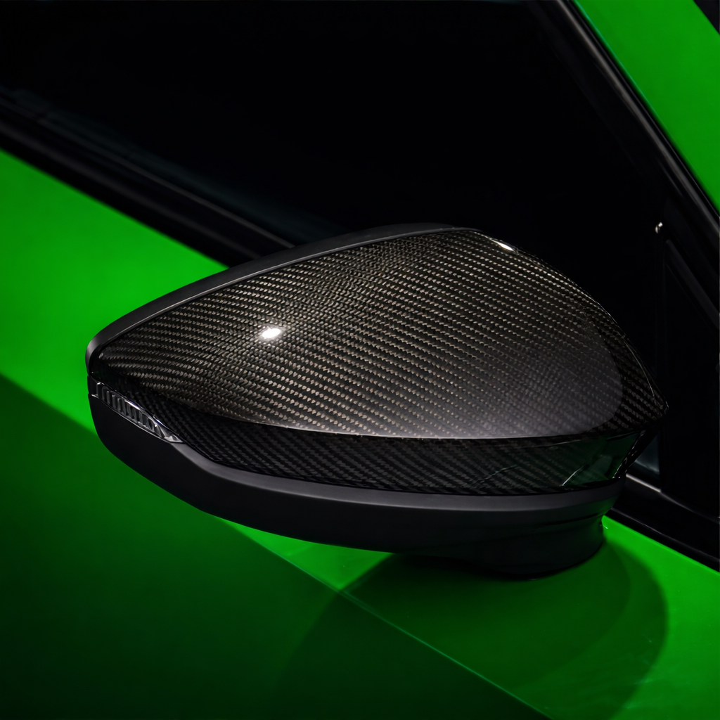 Audi A3/S3/RS3 8Y 2020+ Carbon Fiber Mirror Caps/Shells image 2