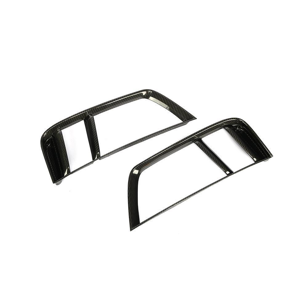 Audi R8 4S Carbon Fiber Rear Bumper Vent Covers image 0