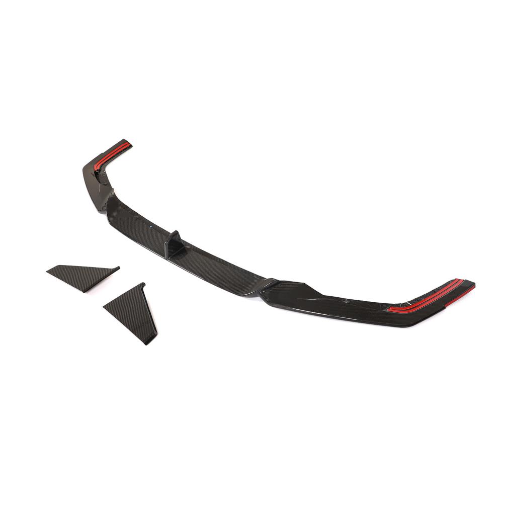 Audi RS6/RS7 C8 Carbon Fiber Front Splitter Lip V2 image 2