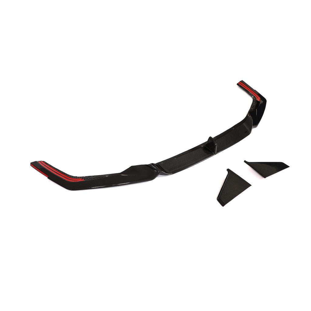 Audi RS6/RS7 C8 Carbon Fiber Front Splitter Lip V2 image 3