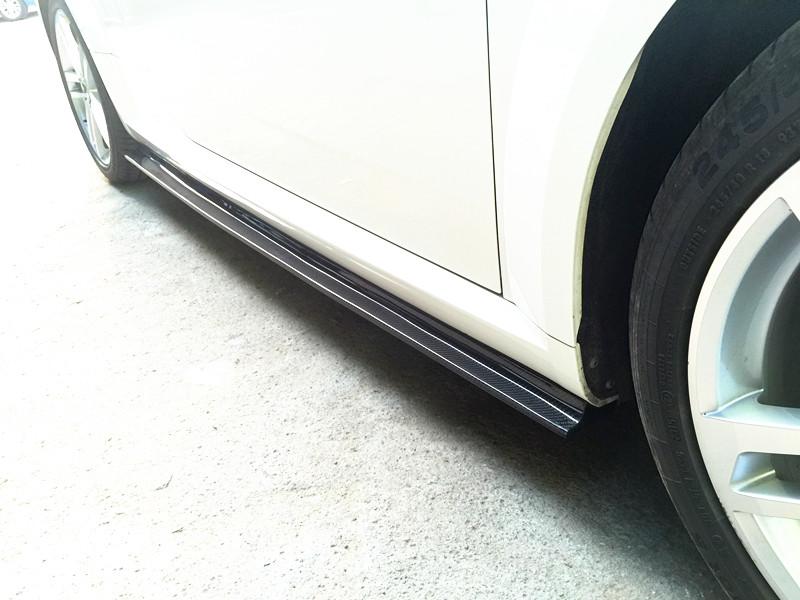 Audi TT 8S (MK3) Carbon Fiber Side Skirts Lip image 1