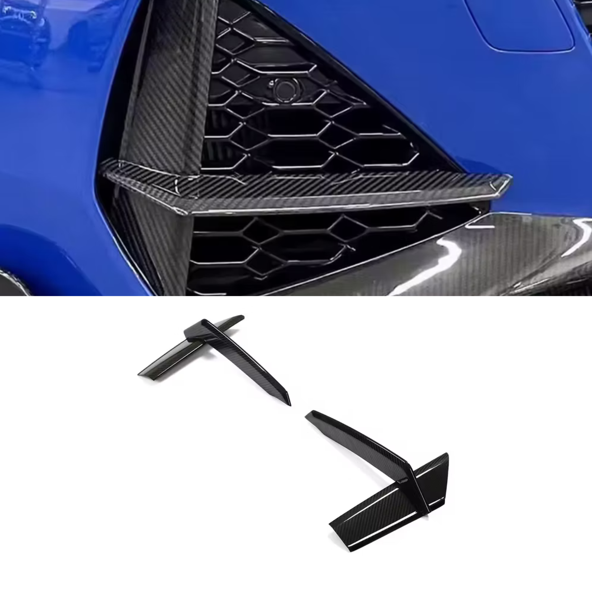 Audi RS6/RS7 C8 Front Vent Wings/Canards image 0