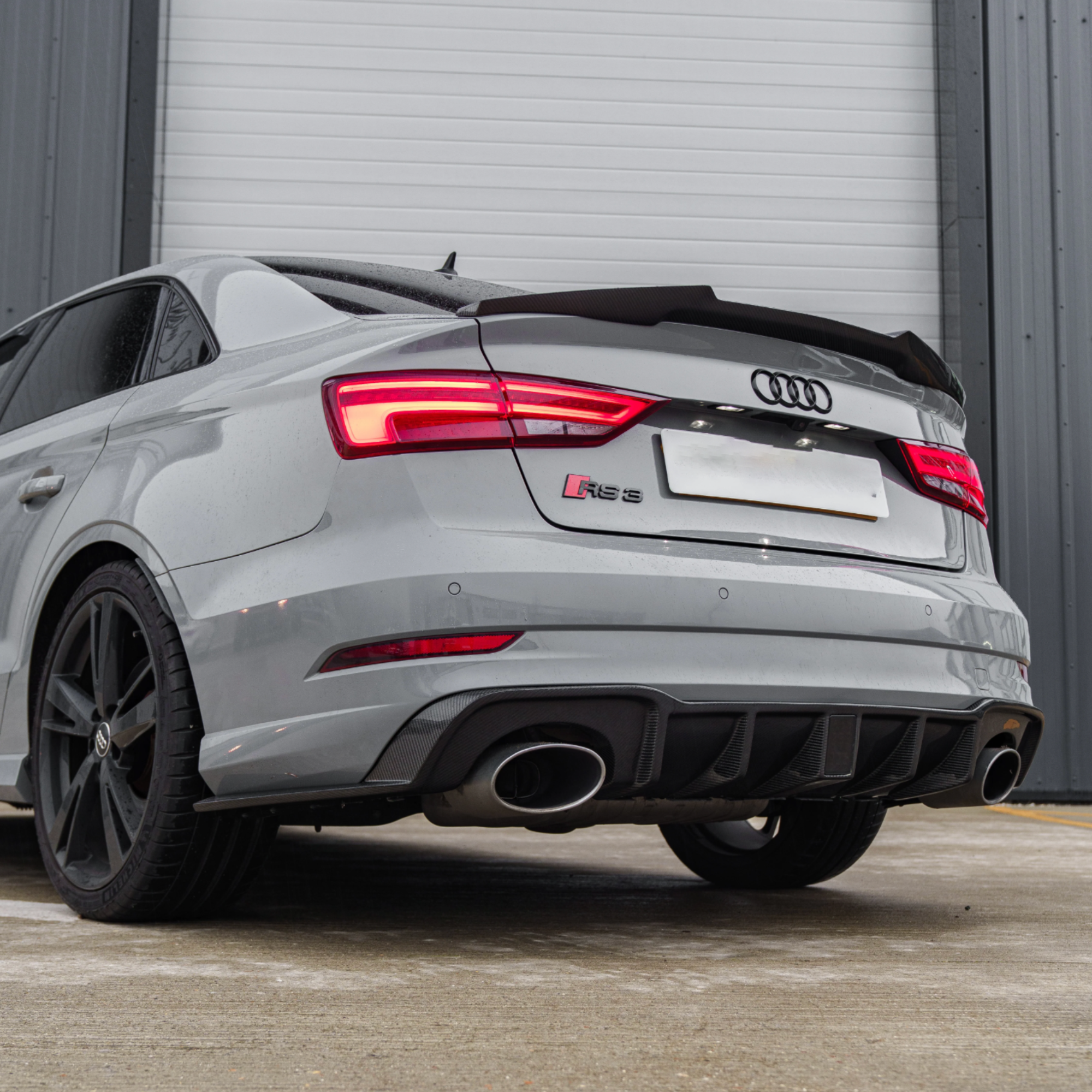 Audi RS3 8V.5 Carbon Fiber Rear Diffuser V1 image 1
