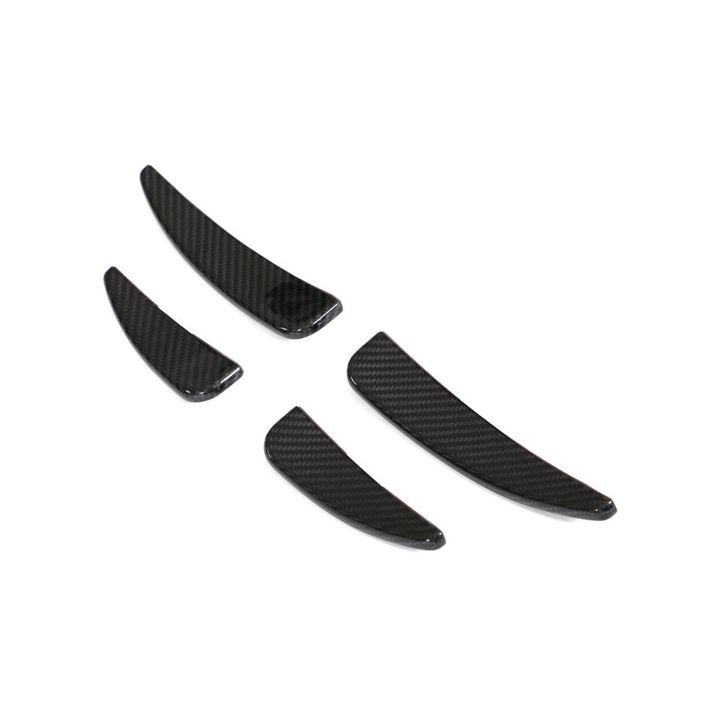 Audi R8 4S FL Carbon Fiber Front Bumper Canards image 0