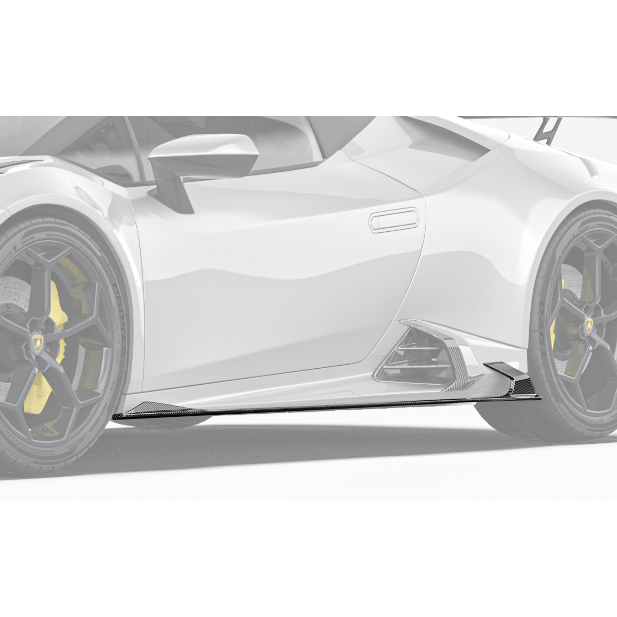 Lamborghini Huracan Evo Carbon Fiber Side Skirts image 0