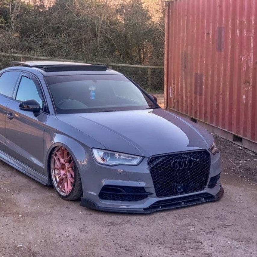 Audi A3/S3 8V Carbon Fiber Front Splitter Lip V2 image 1