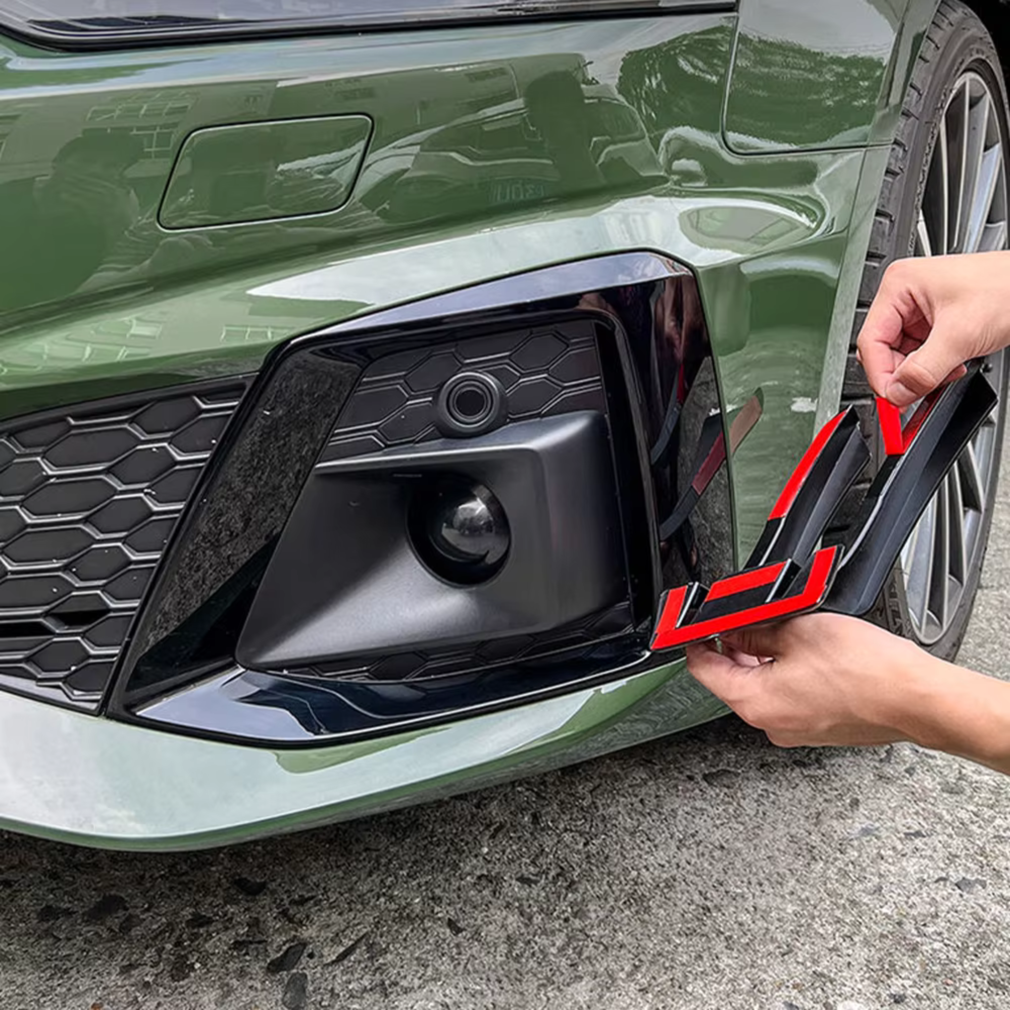 Audi A4/S4 B9.5 Front Bumper Canards/Winglets image 5