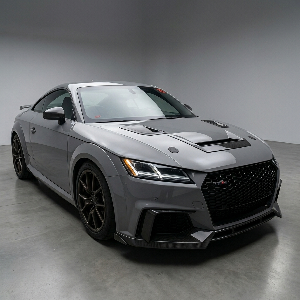 Audi TTRS 8S (MK3) Carbon Fiber Front Splitter Lip image 1