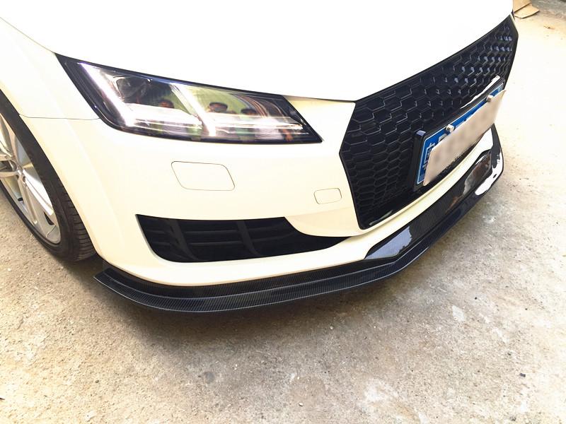 Audi TT 8S (MK3) Carbon Fiber Front Splitter Lip V2 image 1