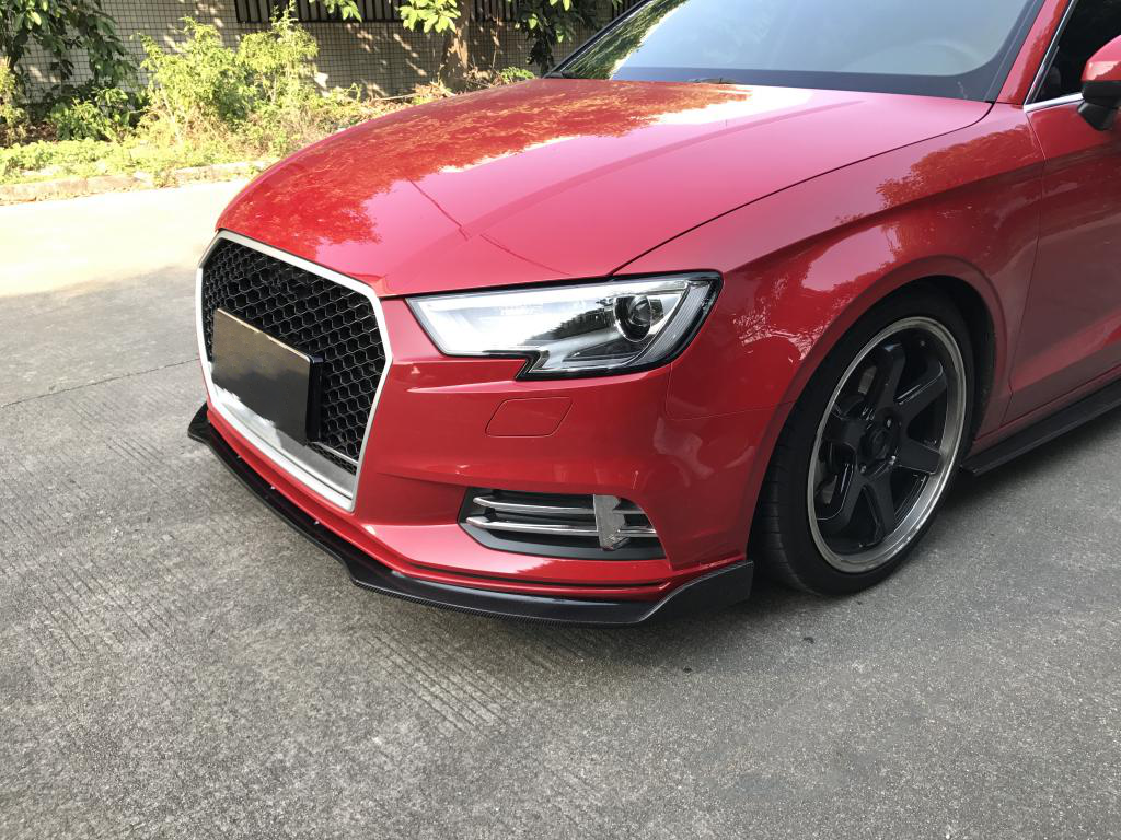 Audi A3 Sedan 8V.5 Carbon Fiber Front Splitter Lip