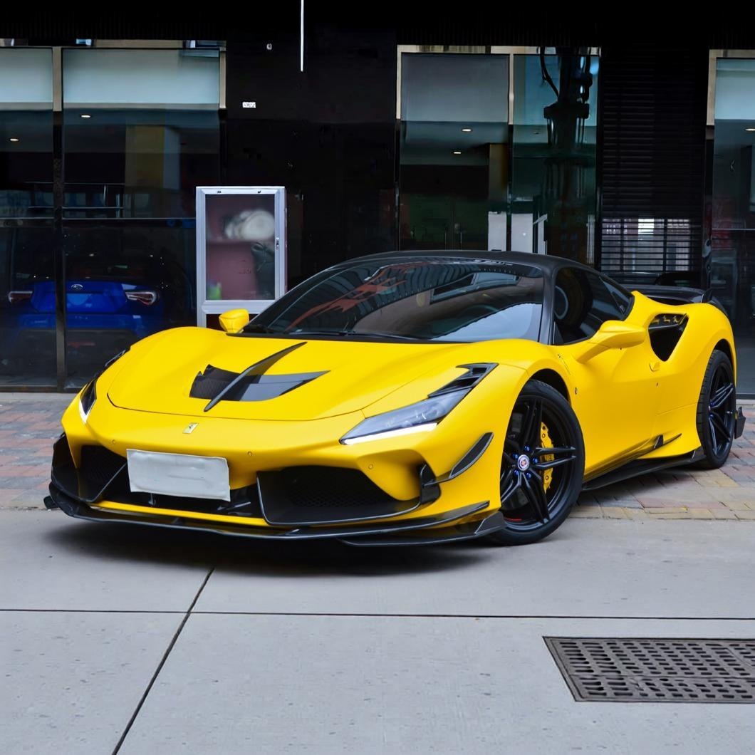 Ferrari F8 Tributo Carbon Fibre Aerodynamics Kit