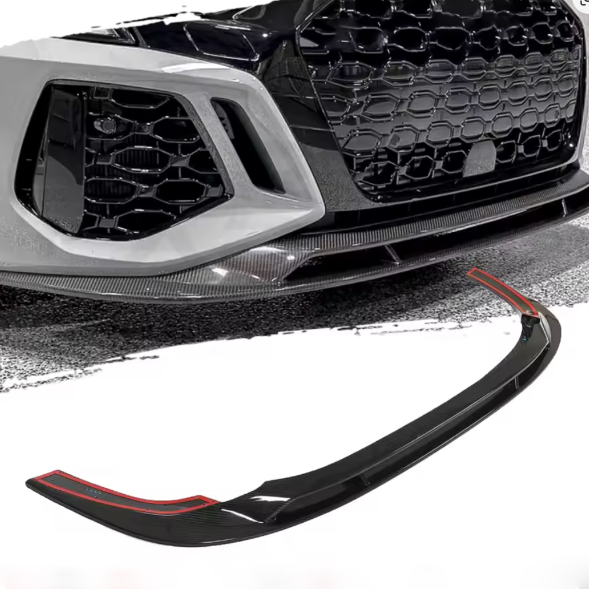 Audi RS3 8Y Carbon Fiber Front Splitter V1 image 0