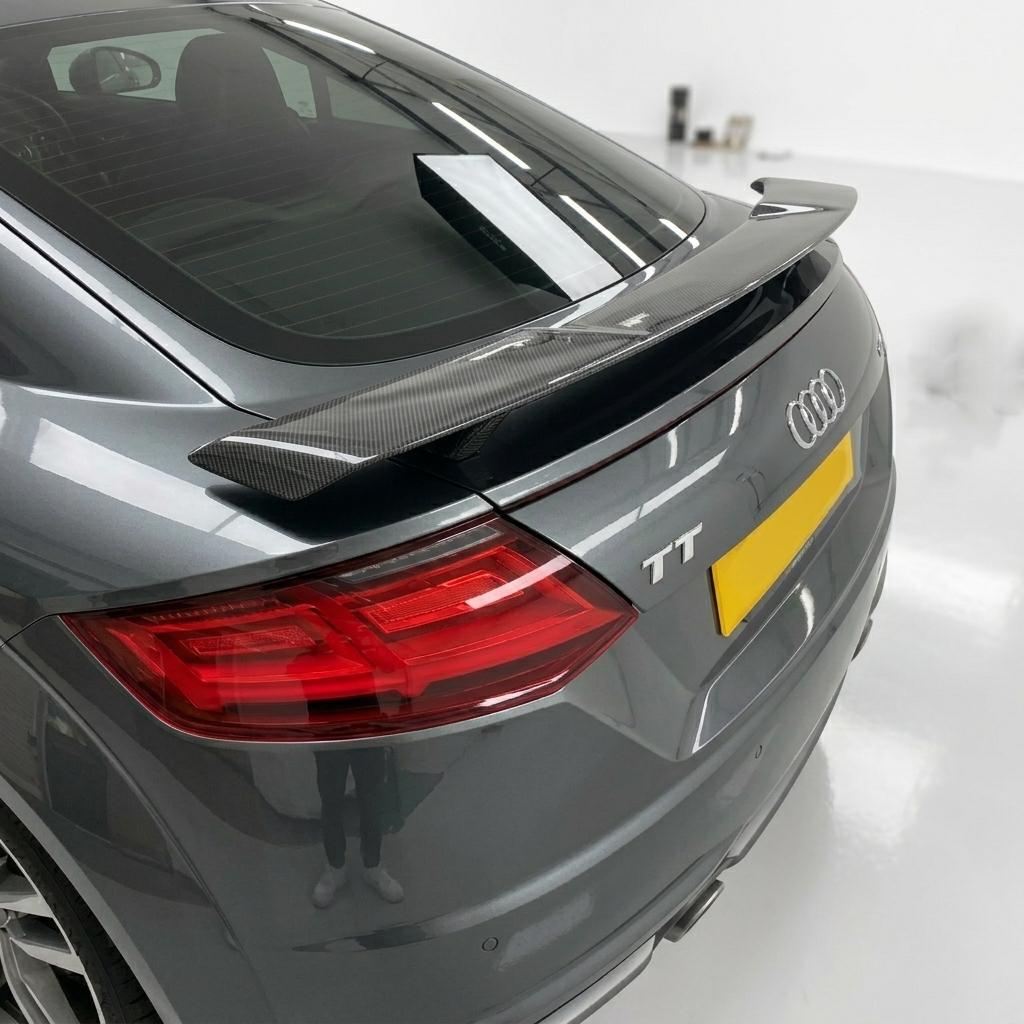 Audi TT/TTS/TTRS 8S (MK3) Carbon Fiber Rear Wing Spoiler OEM image 1