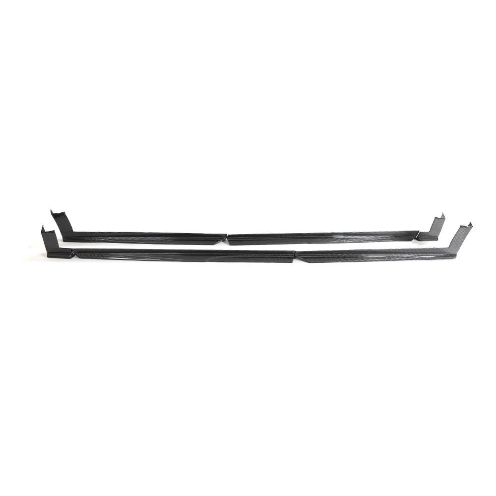 Audi RSQ8 4M Carbon Fiber Side Skirts Extensions Lip Body Kit image 0
