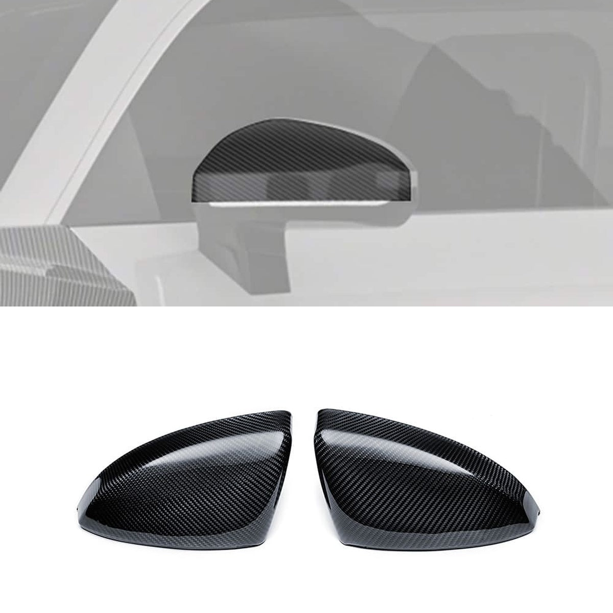 Audi R8 Mk2.5 Carbon Fibre Mirror Covers - lightweight OEM-fit styling upgrade