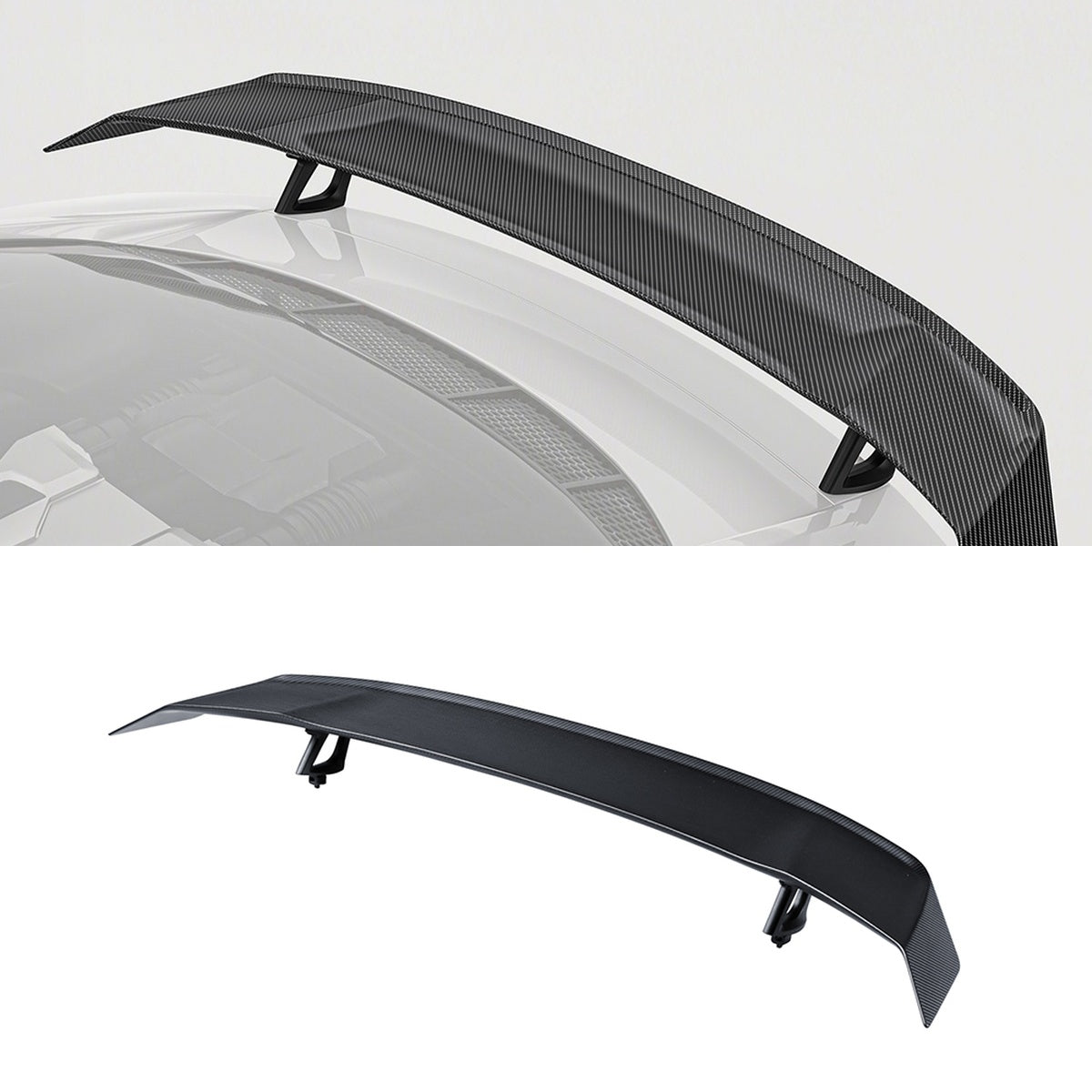 Audi R8 Type 4S FL Carbon Fibre Rear Wing Ver.1 - lightweight dry carbon prepreg upgrade