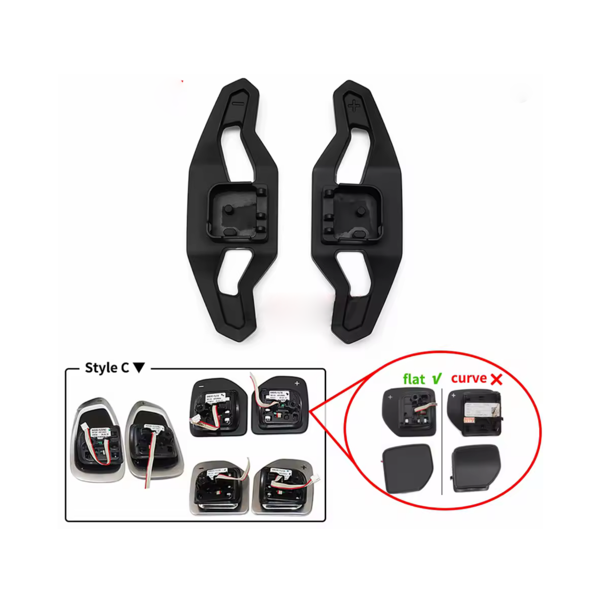 Audi Paddle Shifters Carbon Fibre (Type A-C) image 11