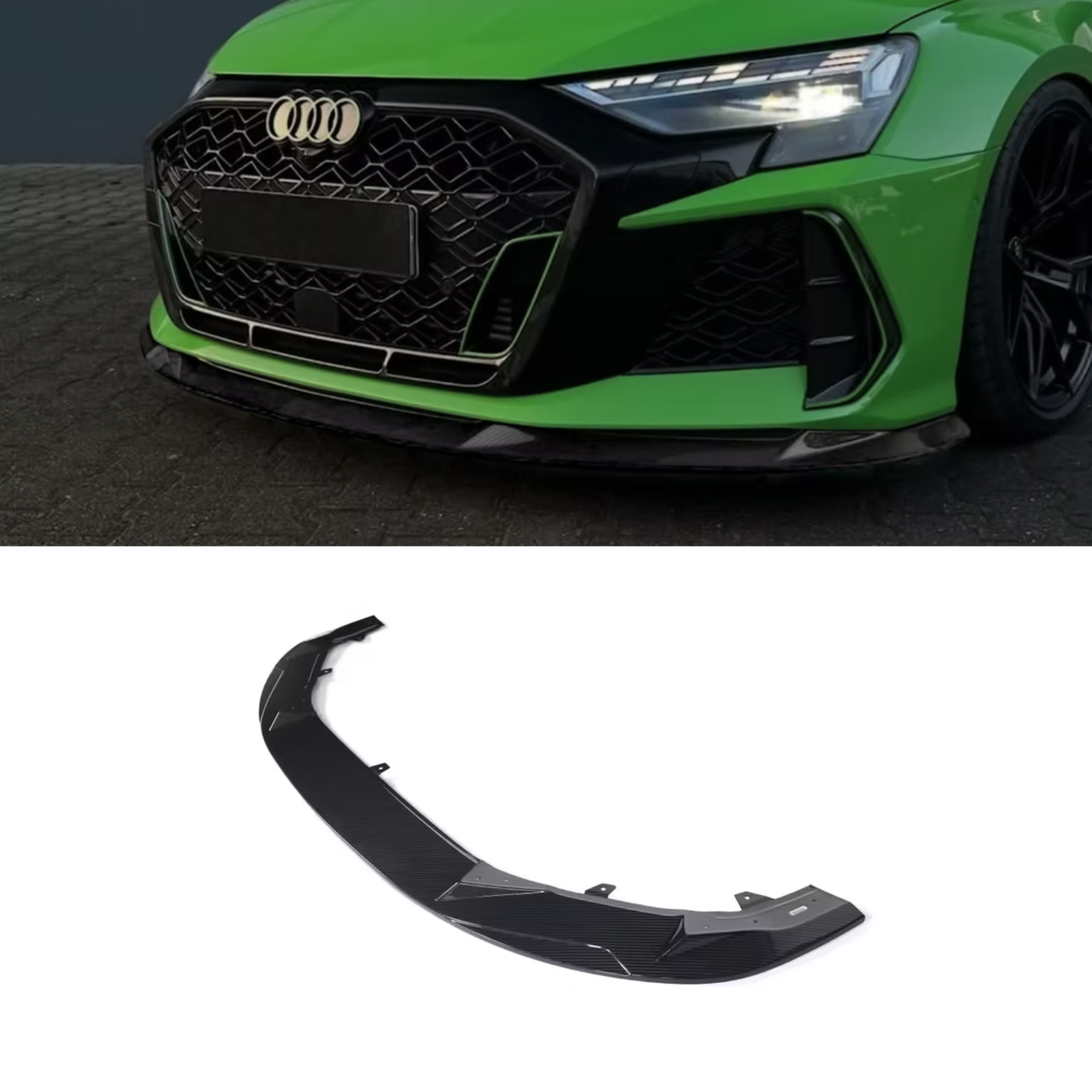Audi RS3 8Y.5 Carbon Fiber Front Splitter image 0