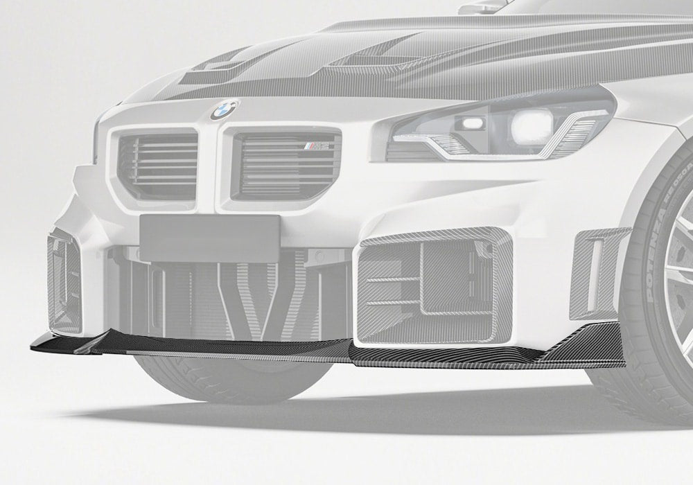 BMW M2 G87 Carbon Fibre Front Lip Ver.2 - race-inspired aerodynamic upgrade