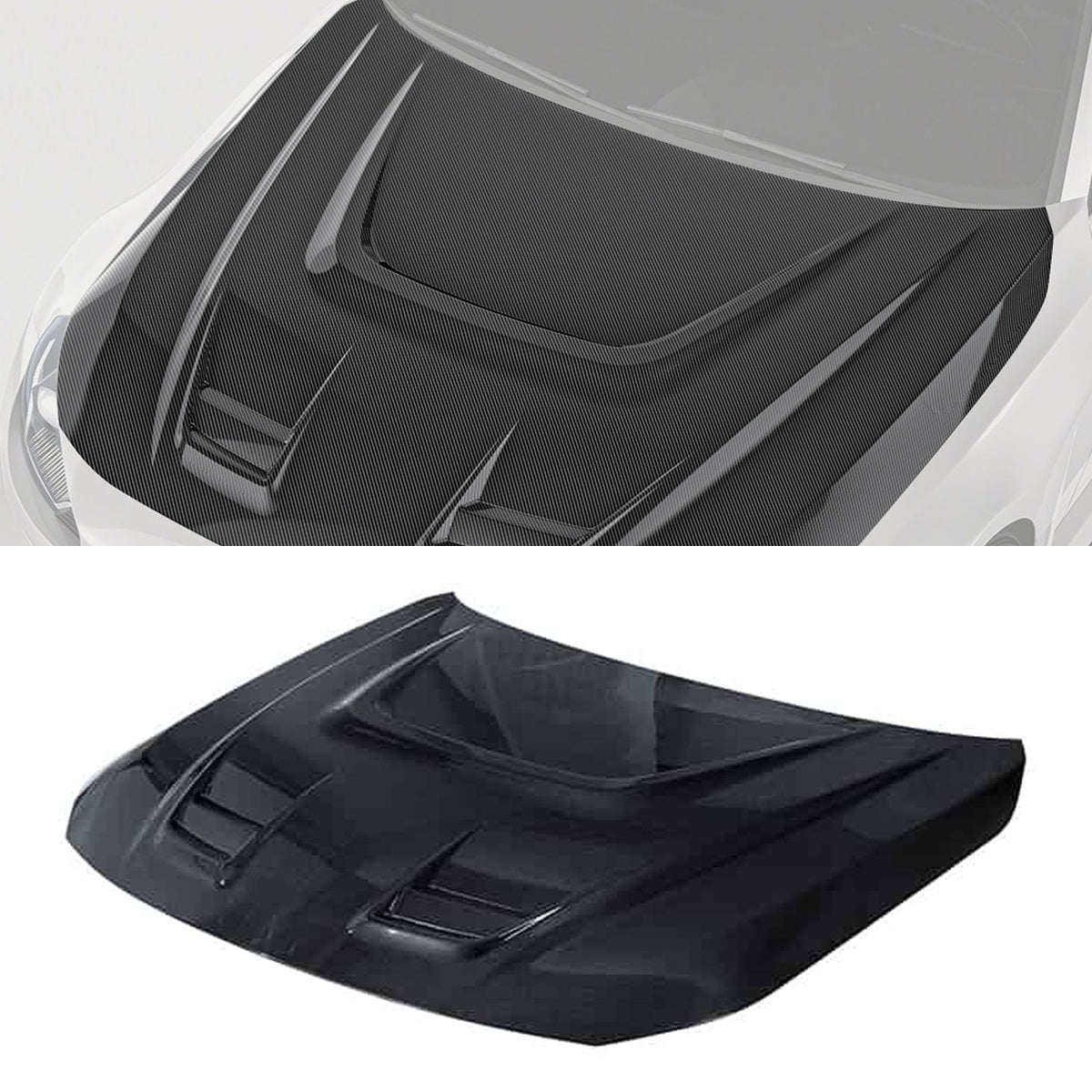 BMW M2 G87 Carbon Fibre Bonnet - lightweight vented replacement hood for G87