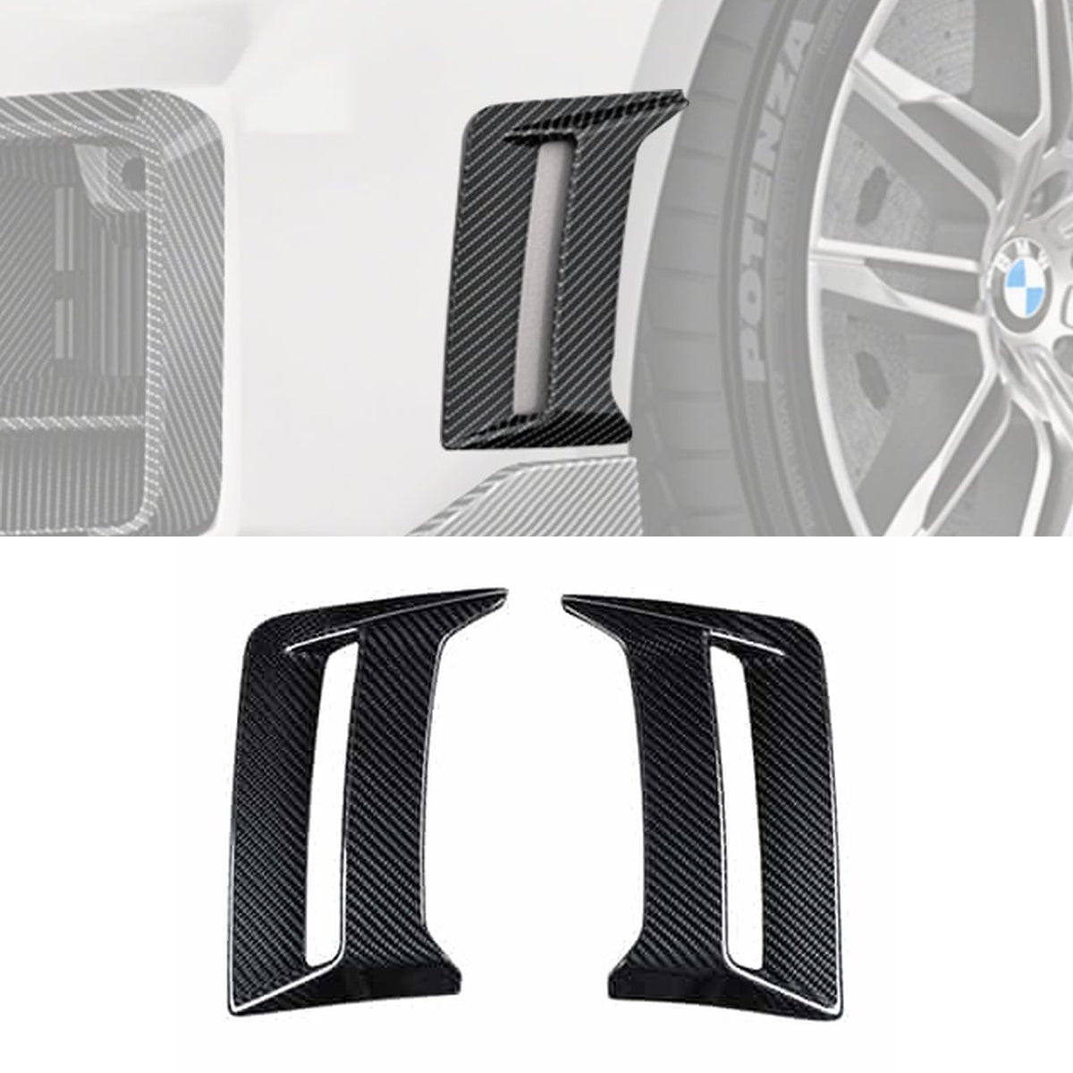 BMW M2 G87 Carbon Fibre Side Canards - race-inspired front aero upgrade