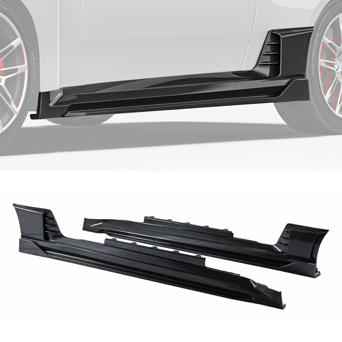 BMW M2 G87 Carbon Fibre Side Skirts Ver.1 - track-inspired aero upgrade