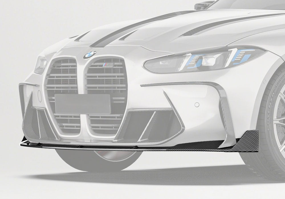 BMW M3 G80 Carbon Fibre Front Lip - aerodynamic track-inspired styling upgrade