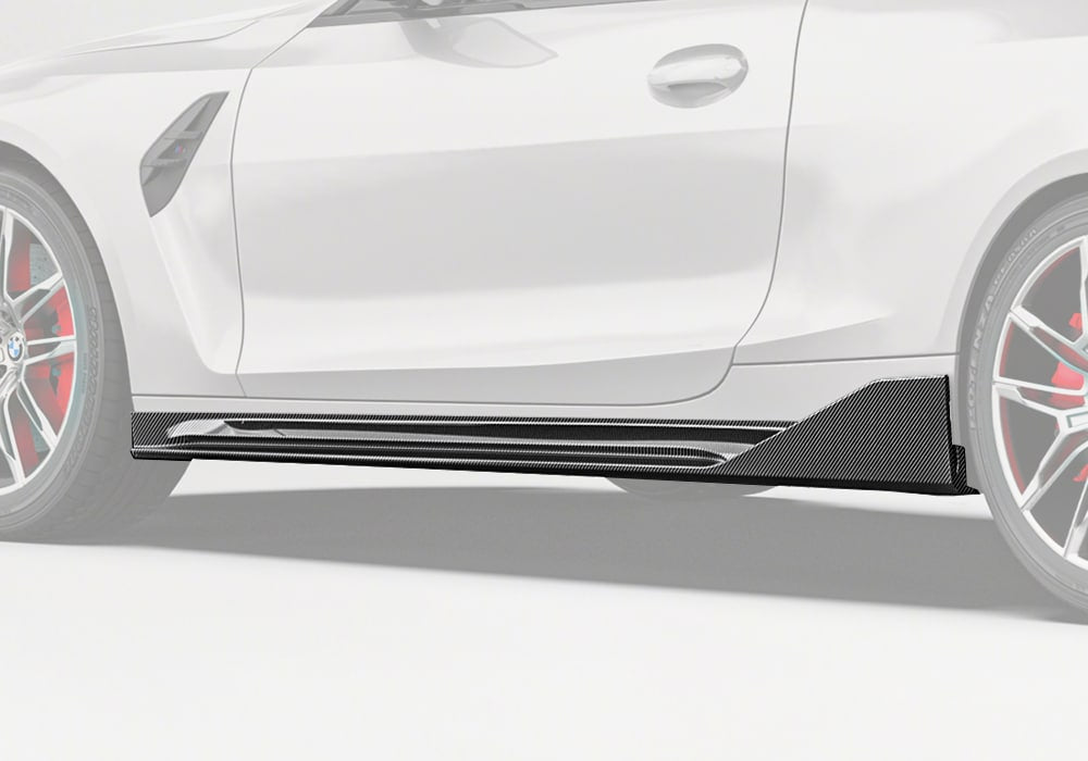 BMW M4 G82 G83 Carbon Fibre Side Skirts - aggressive aerodynamic styling upgrade
