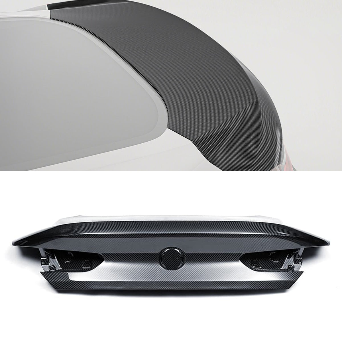 BMW M8 F91 F92 F93 Carbon Fibre Boot Lid - lightweight performance upgrade with gloss finish
