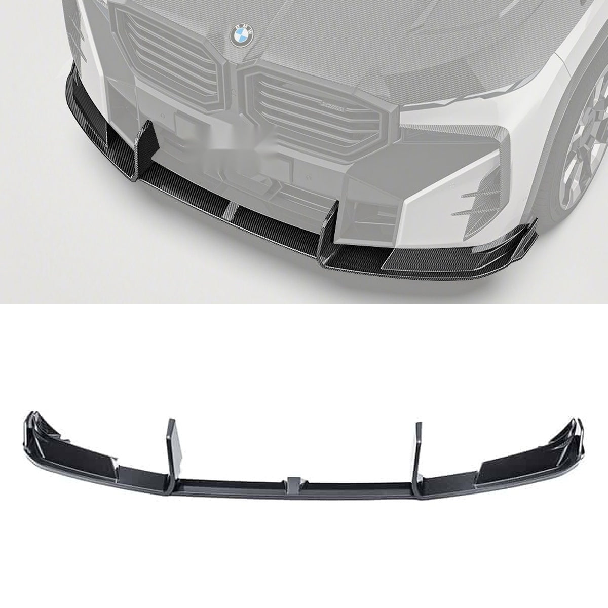 BMW XM G09 Carbon Fibre Front Lip - aggressive styling and aerodynamic upgrade